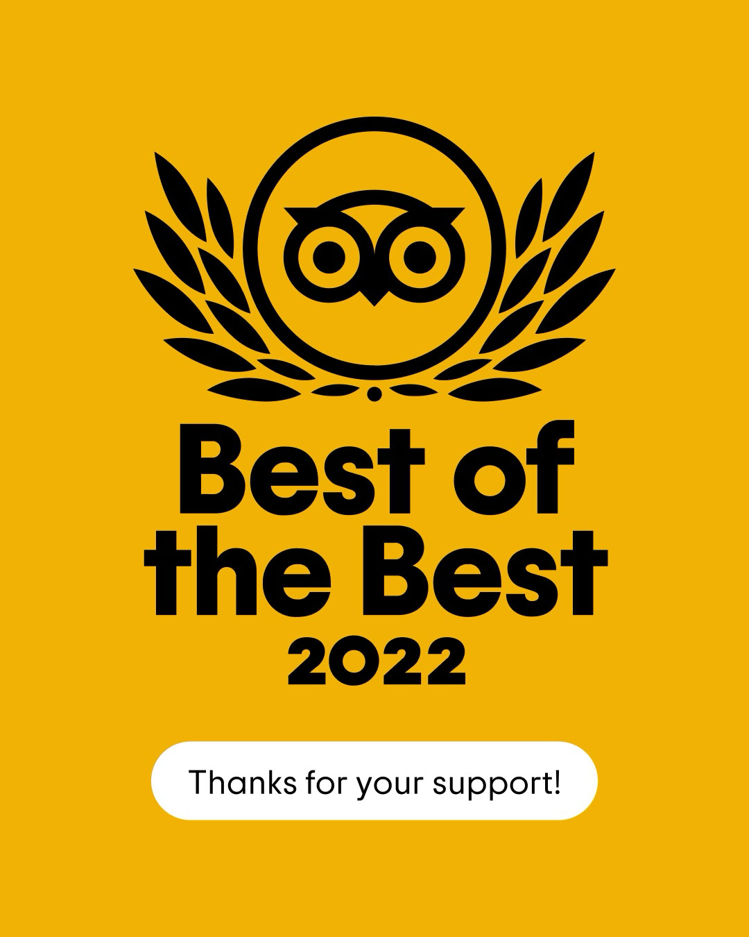 Tripadvisor Travellers' Choice Best of the Best 2022